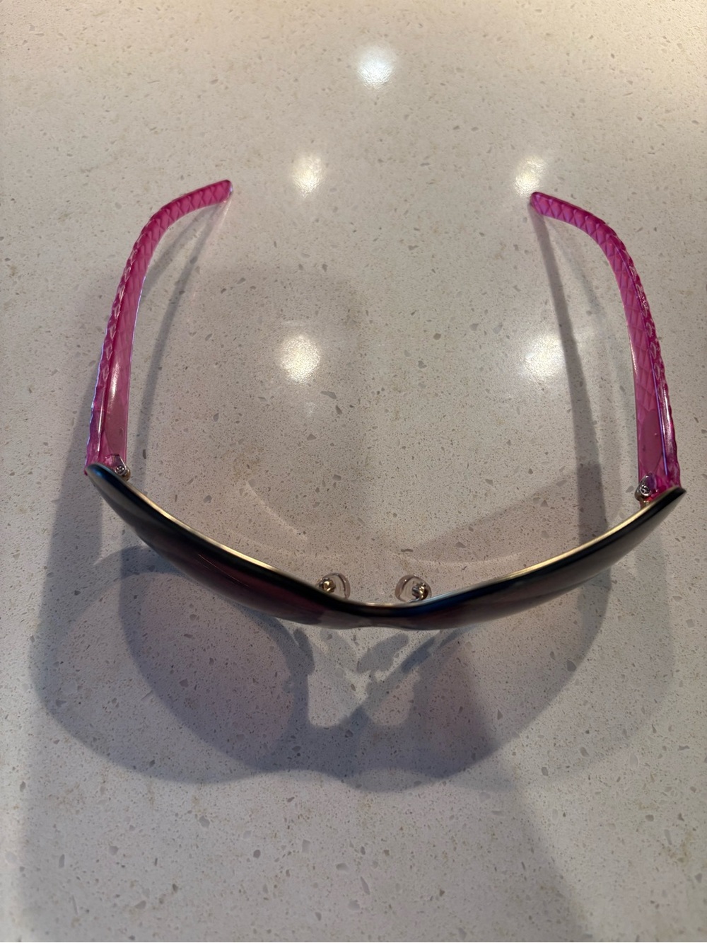 Joan Rivers Women's Gradient Pink/Brown Oversized Sunglasses - Picture 10 of 11